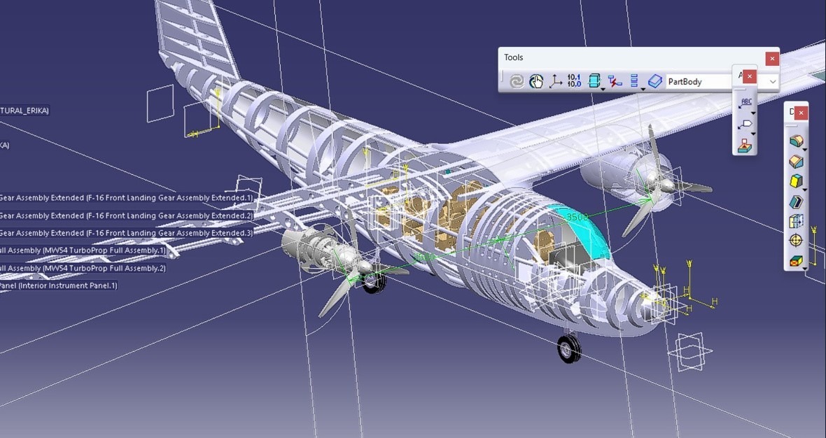 Interference validation of the AIAA conceptual design